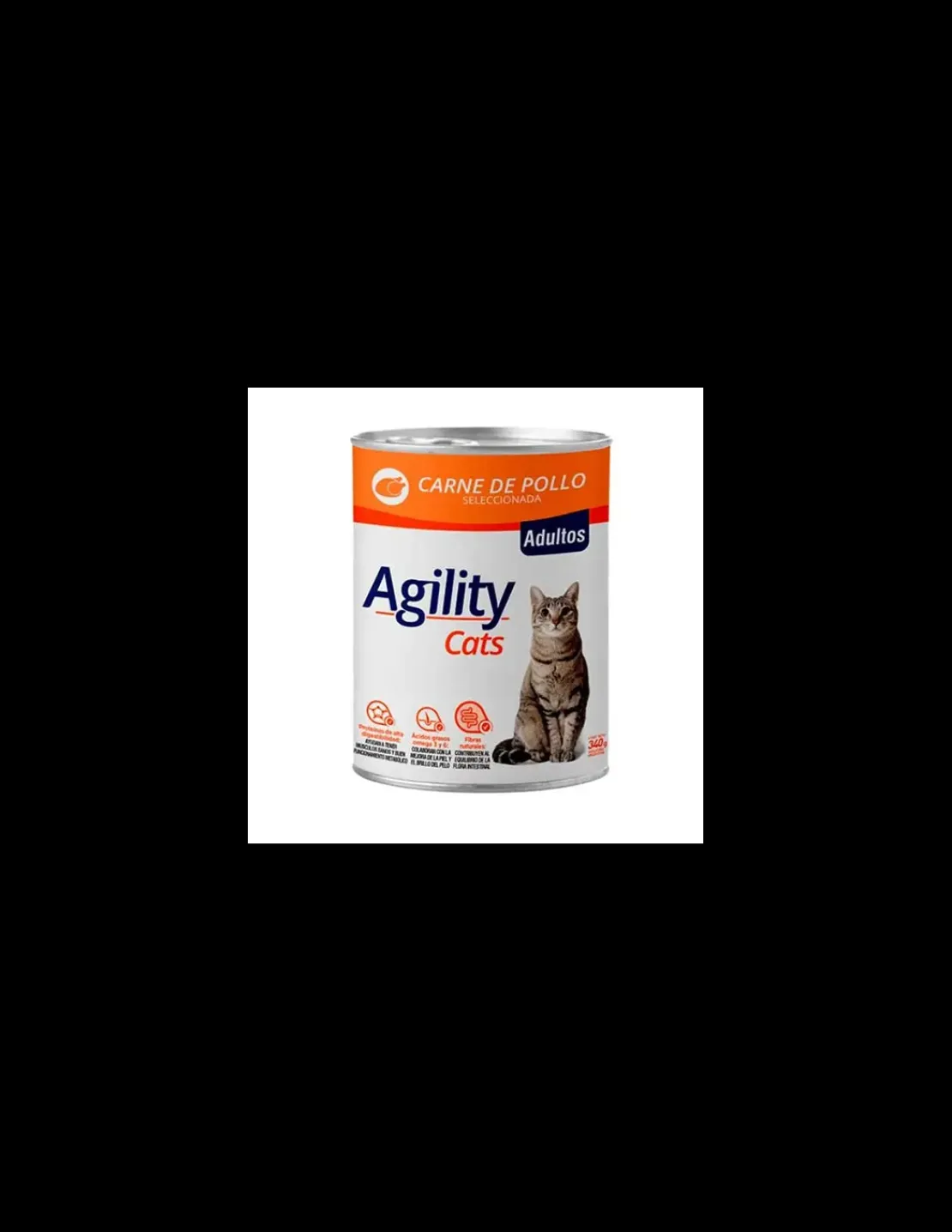Gato Adulto Pollo Lata 340 grs.*Agility Outlet