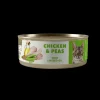 Pollo y Guisantes Gato Lata 80 grs.*Amity Hot