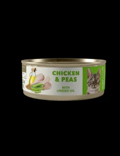 Pollo y Guisantes Gato Lata 80 grs.*Amity Hot