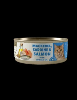 Sardina y Salmon Gato Lata 80 grs.*Amity Best