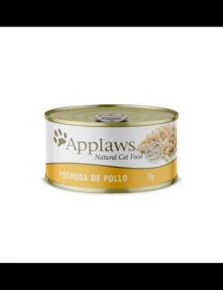 Gato Pechuga de Pollo Lata 70 grs.*Applaws Best
