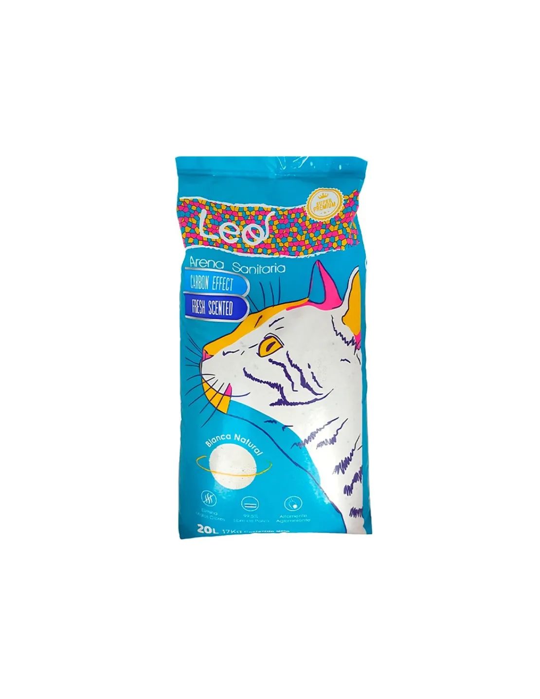 Arena Sanitaria Leo 17 kg. / 20 L.*Bravo Discount