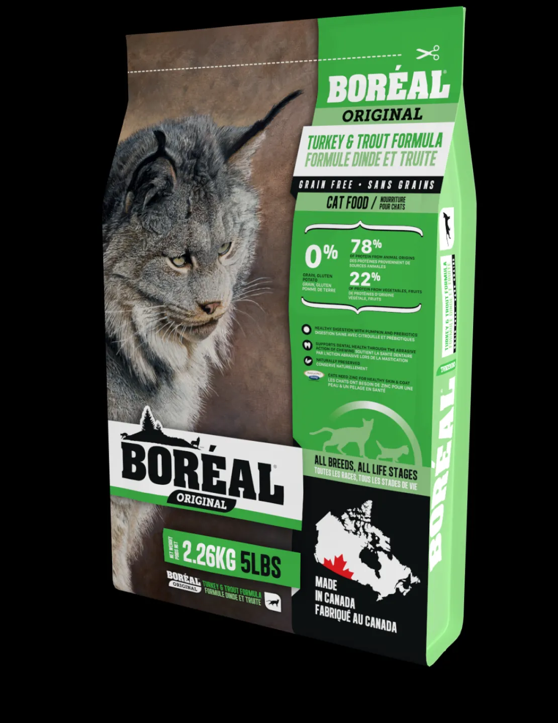 Gato Original Turkey & Trout 2,26 kg.*Boreal Online