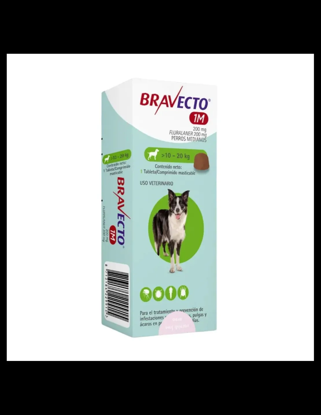10 a 20 kg. 1 Mes*Bravecto Discount