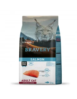 Gato Adulto Esterilizado Salmon 2 kg.*Bravery Sale