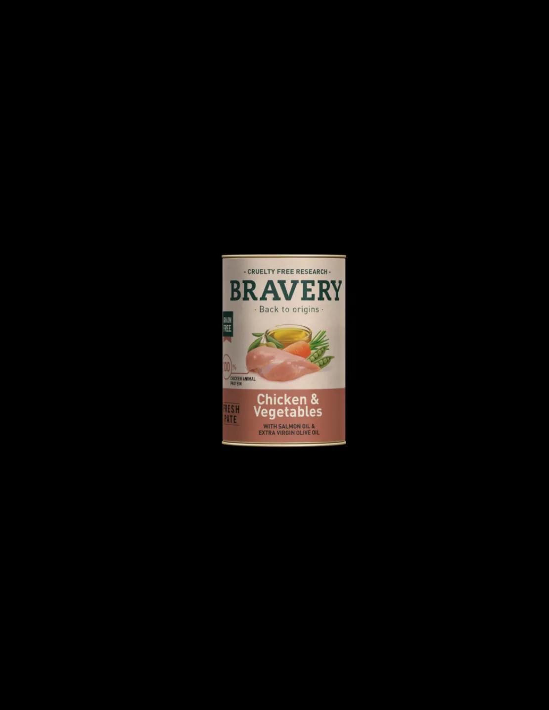 Pollo y Vegetales Perro Lata 290 grs.*Bravery Outlet