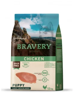 Puppy Medium y Large Pollo 12 kg.*Bravery Outlet