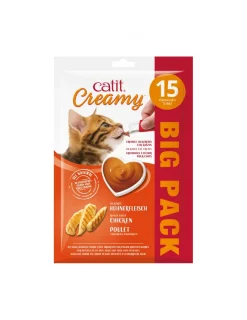 Catit Creamy Big Pack Pollo 15 tubos*Cat It Hot