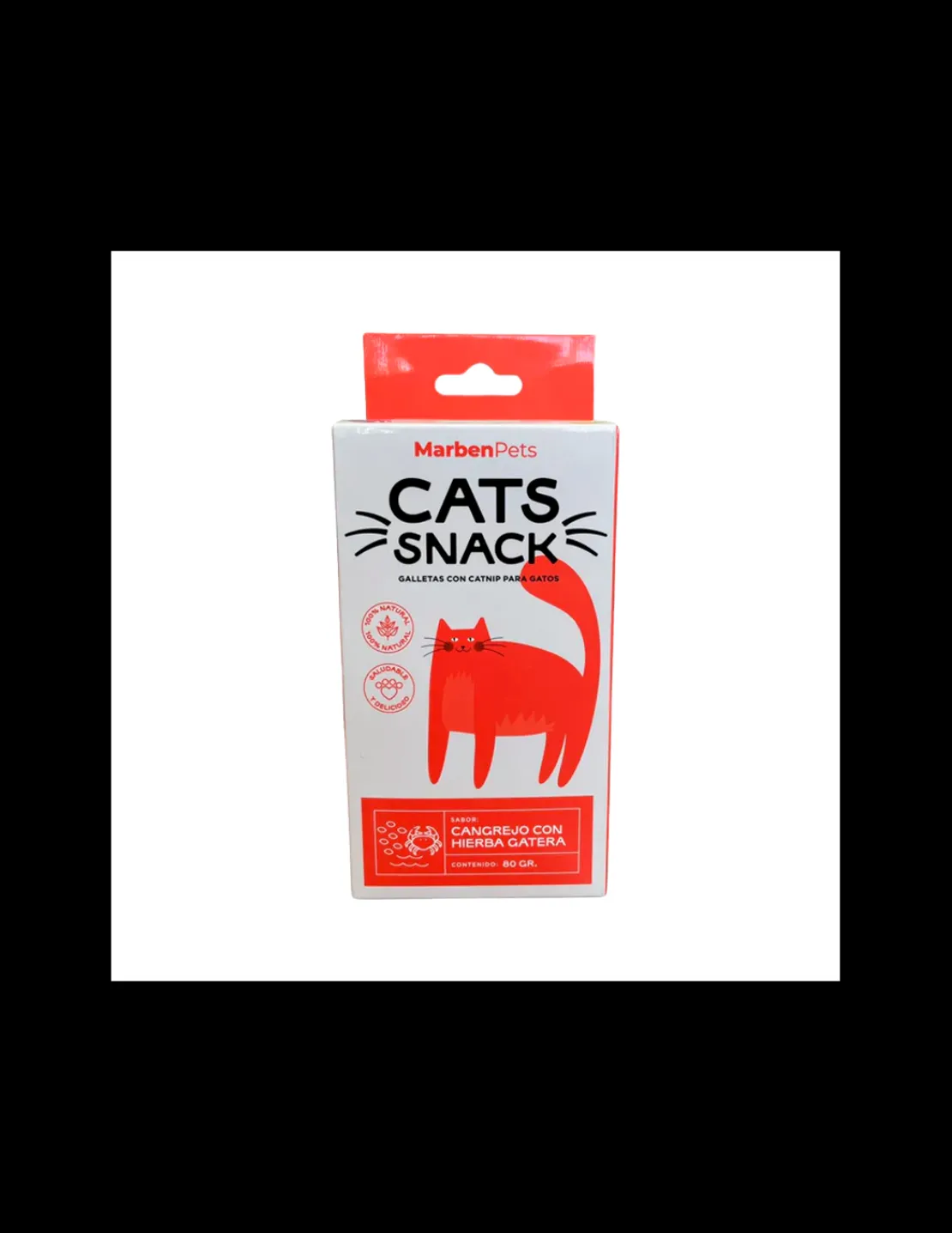 Galletas Cangrejo y Hierba Gatera 80 grs.*Cats Snack Best