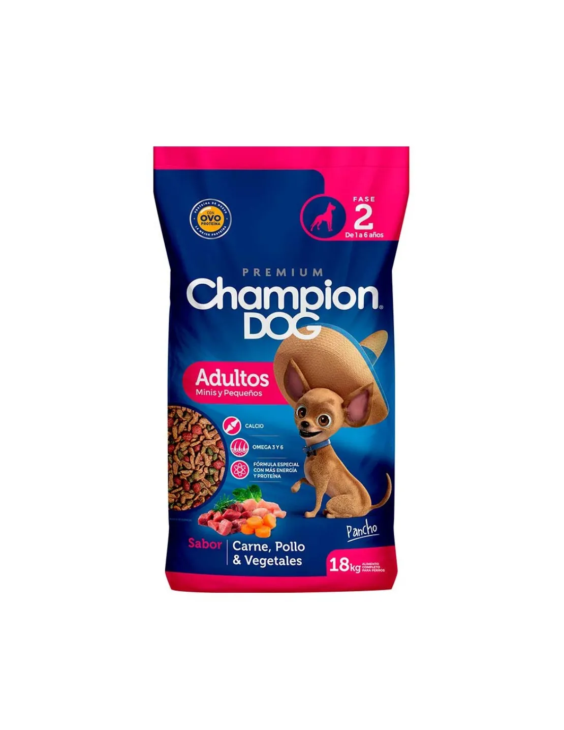 Adultos Minis y Pequeños 18 kg.*Champion Dog Discount