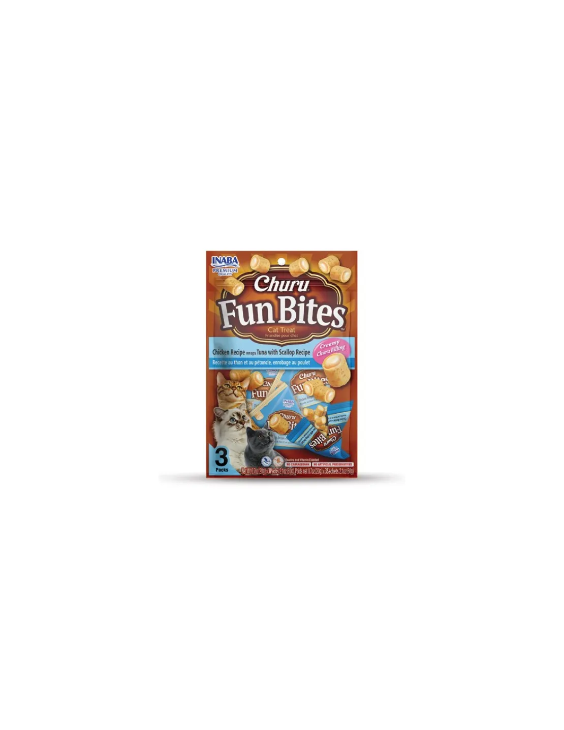 Fun Bites Atun Ostiones Gatos 60 grs.*Churu Online