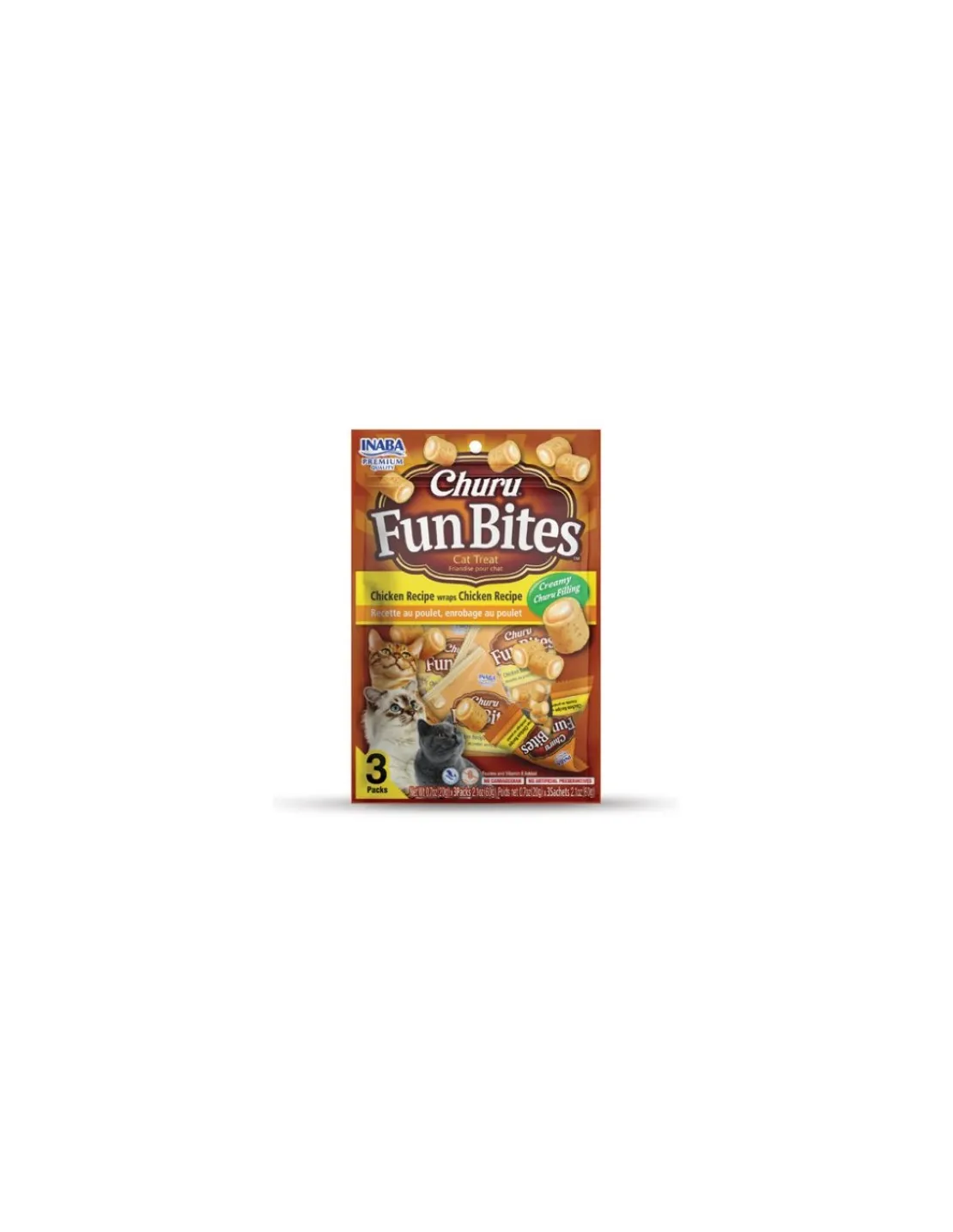 Fun Bites Pollo Gatos 60 grs.*Churu Best
