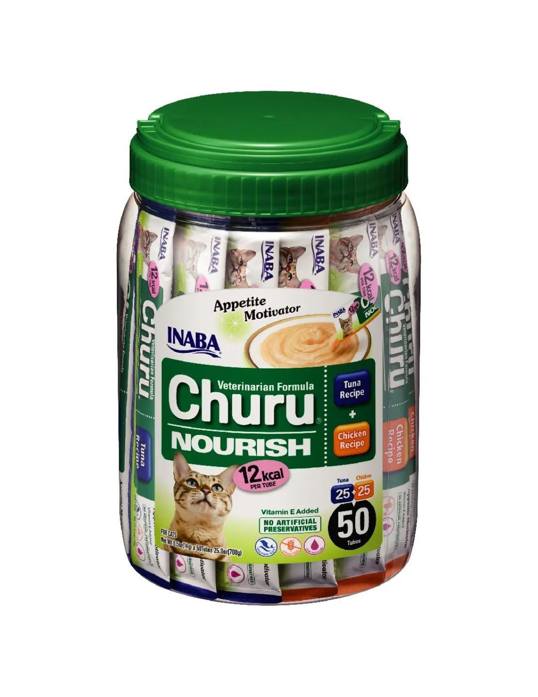 Nourish Gatos 50 Unidades 700 grs.*Churu Best