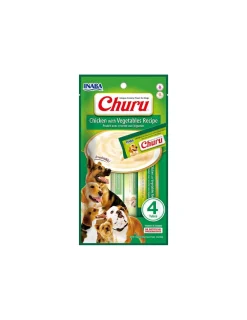 Pollo Vegetales Perros 4 tubos*Churu Clearance
