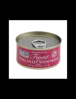 Finest Tuna Fillet With Prawn 70 grs.*Fish4Cats Best