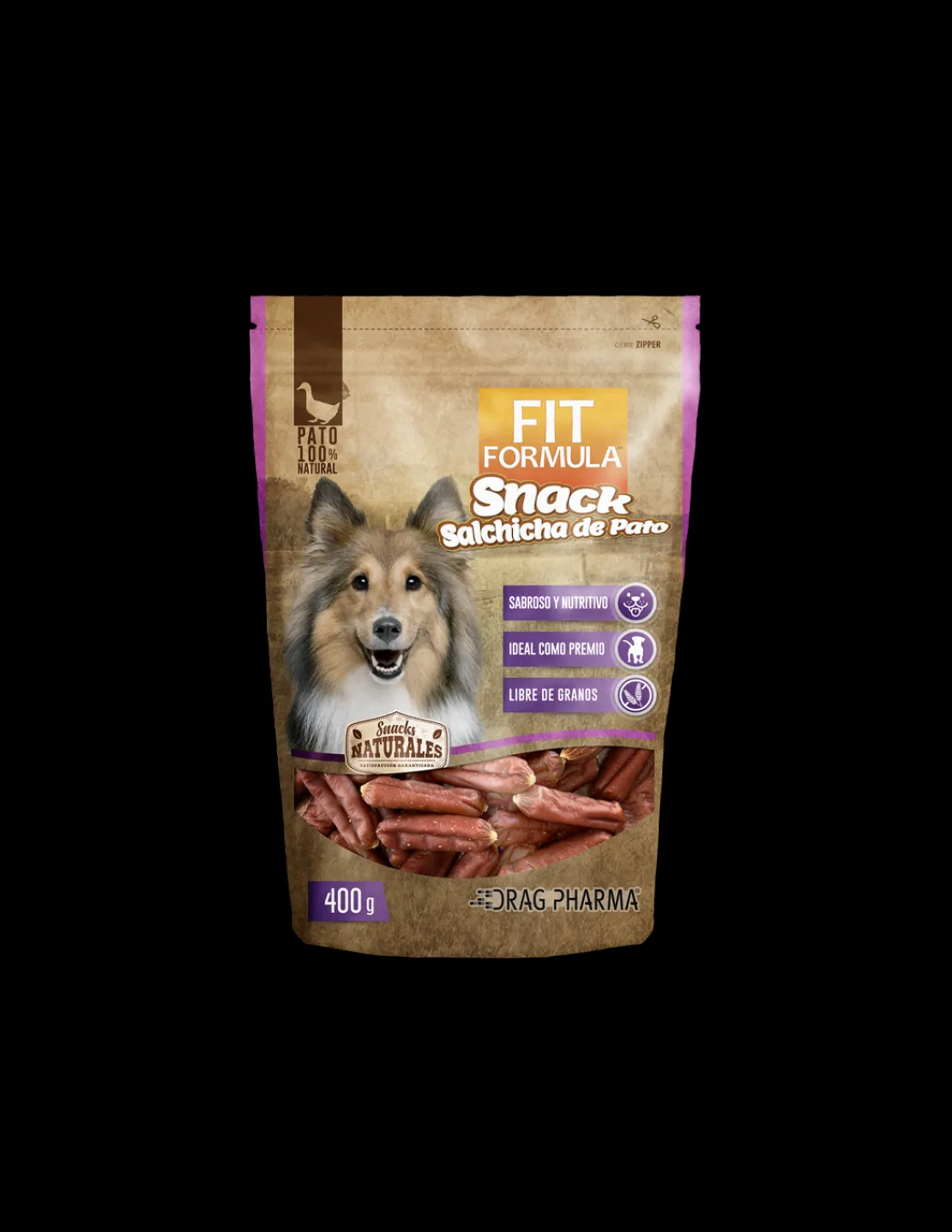Snack Salchicha de Pato 400 grs.*Fit Formula Best