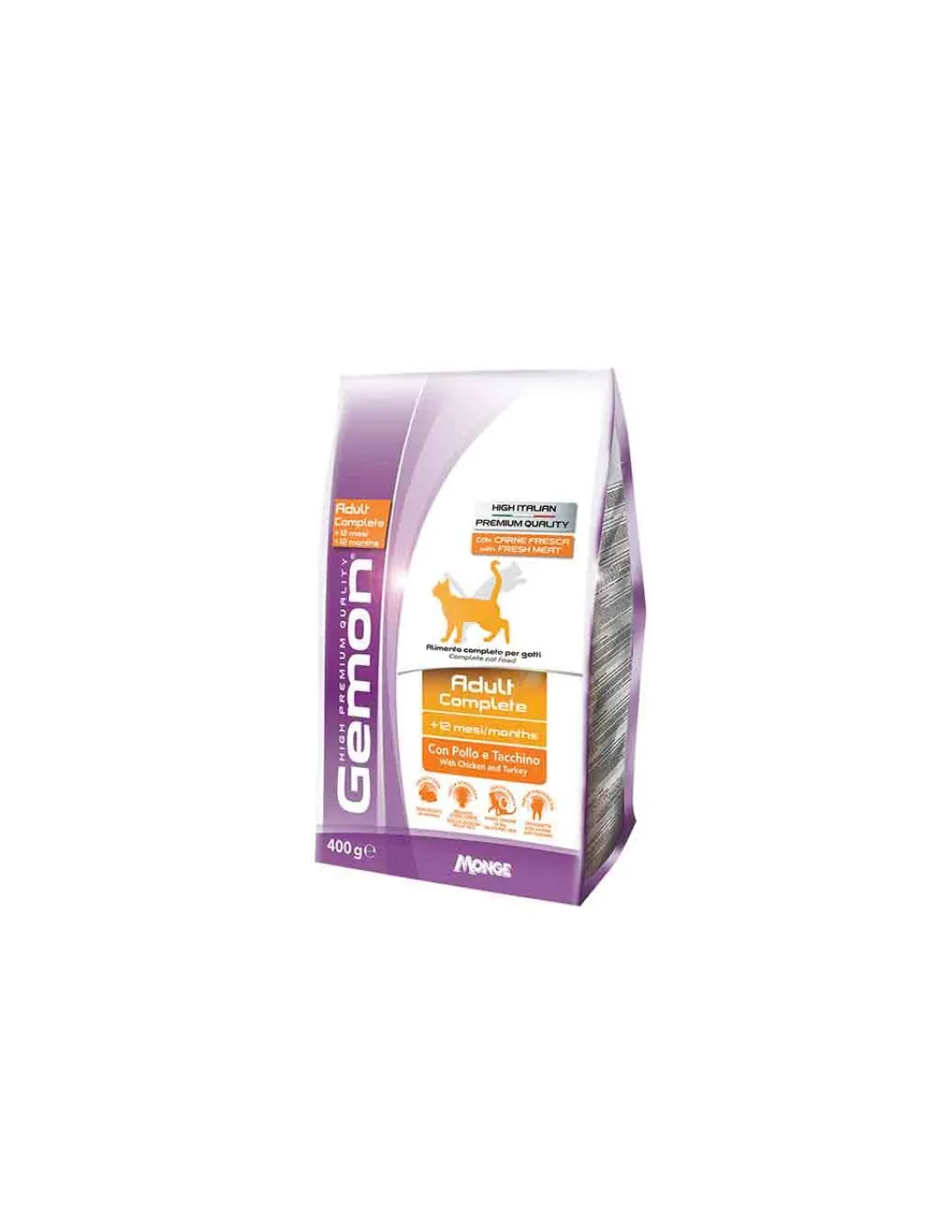 Gato Adulto Pollo y Pavo 2 kg.*Gemon Hot