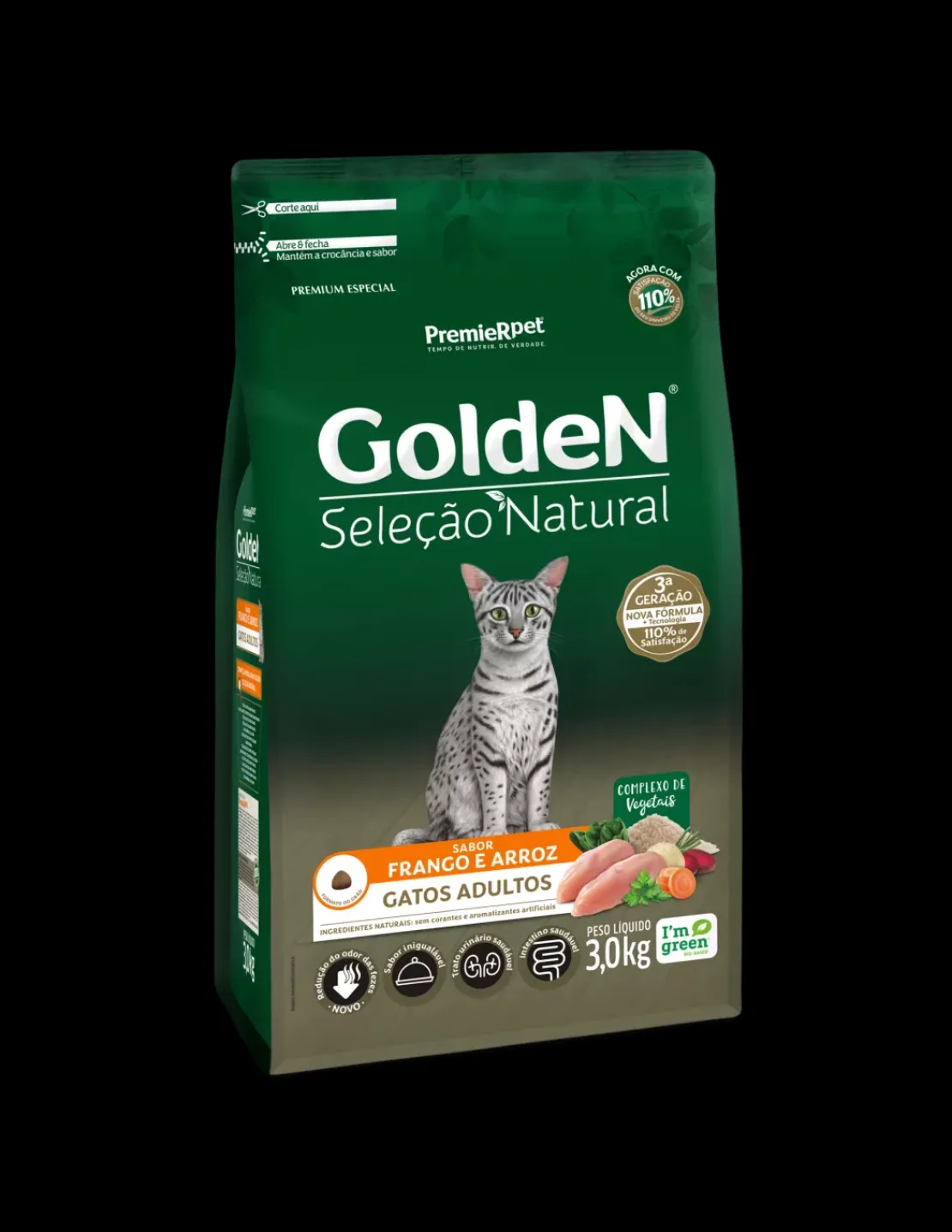 Golden Gato Adulto 3 kg.*Premier New