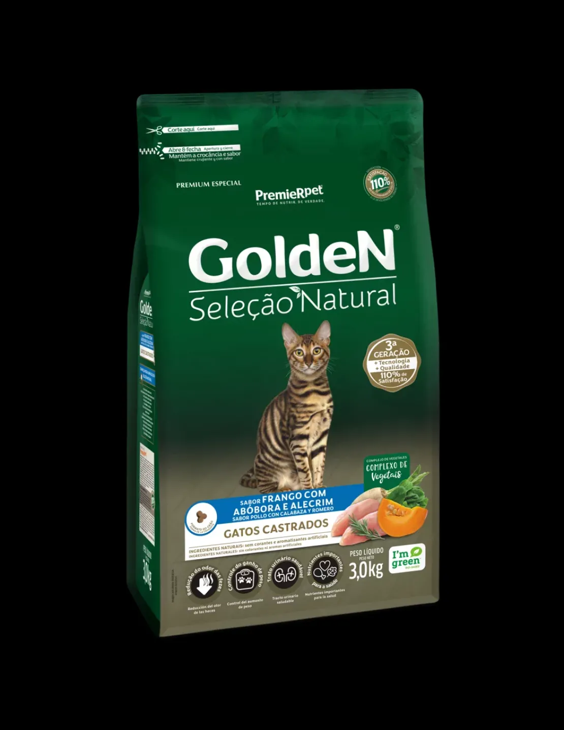 Golden Gatos Castrados 3 kg.*Premier Sale
