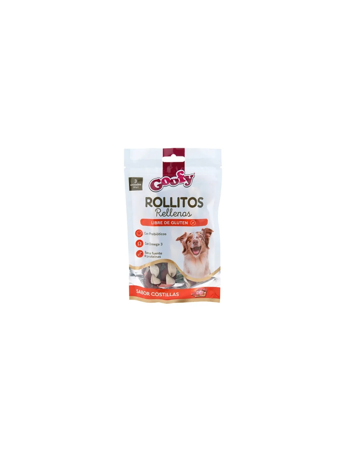 Rollitos Rellenos 3 Unidades 60 grs.*Goofy Clearance