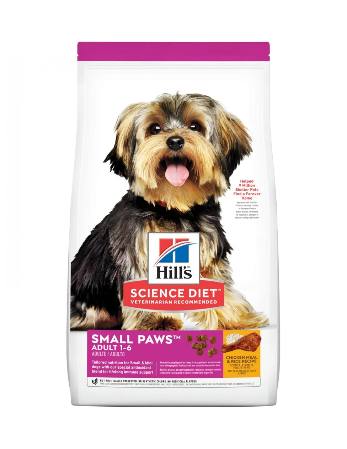 Adulto Small Paws 2,04 kg.*Hills Best