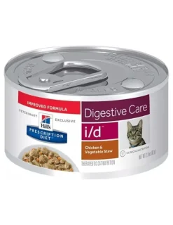 i/D Gato Cuidado Digestivo Lata 156 grs.*Hills Fashion