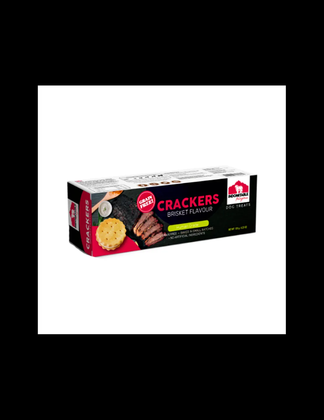 Crackers Carne Ahumada Grain Free 130 grs.*Indomitable Patagonia Hot