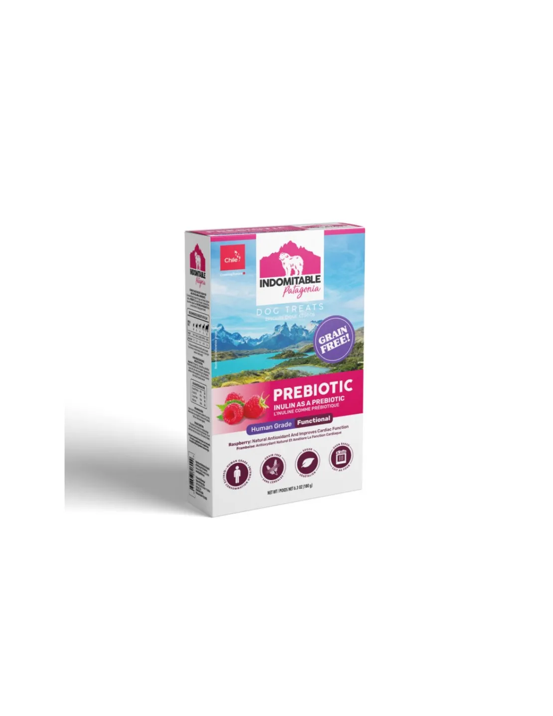 Prebiotic Frambuesa Grain Free 180 grs.*Indomitable Patagonia Clearance