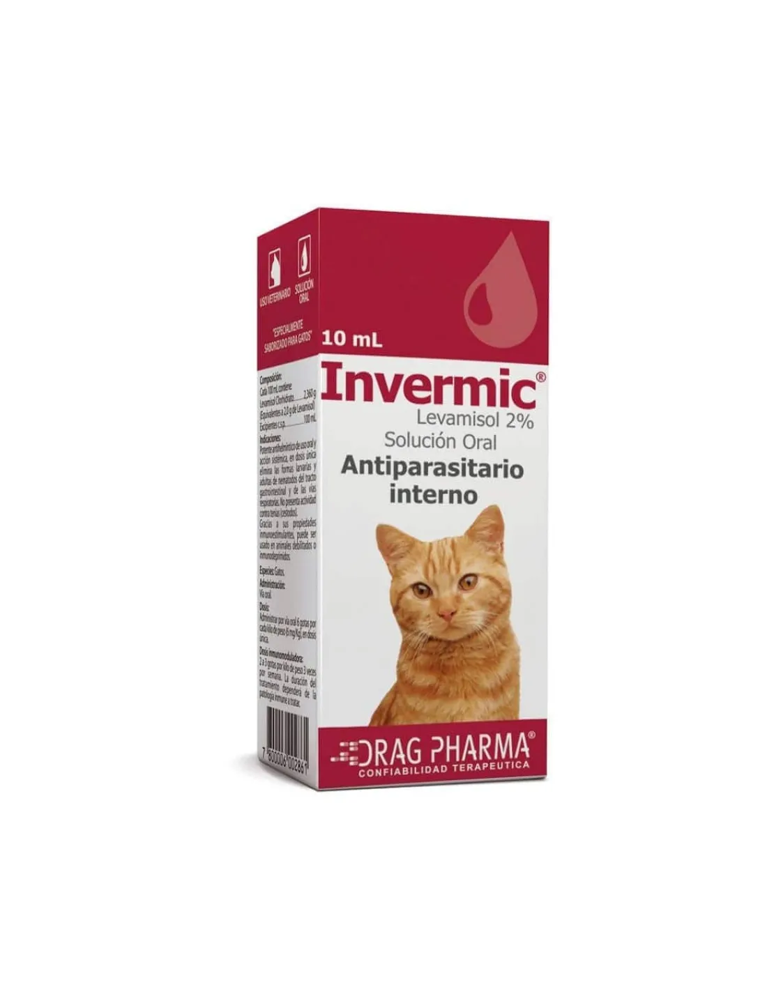 Invermic Gotas Gatos 10 ml.*Drag Pharma Clearance