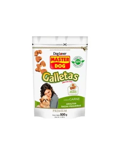 Galletas Adultos Razas Pequeñas Carne 500 grs.*Master Dog Hot