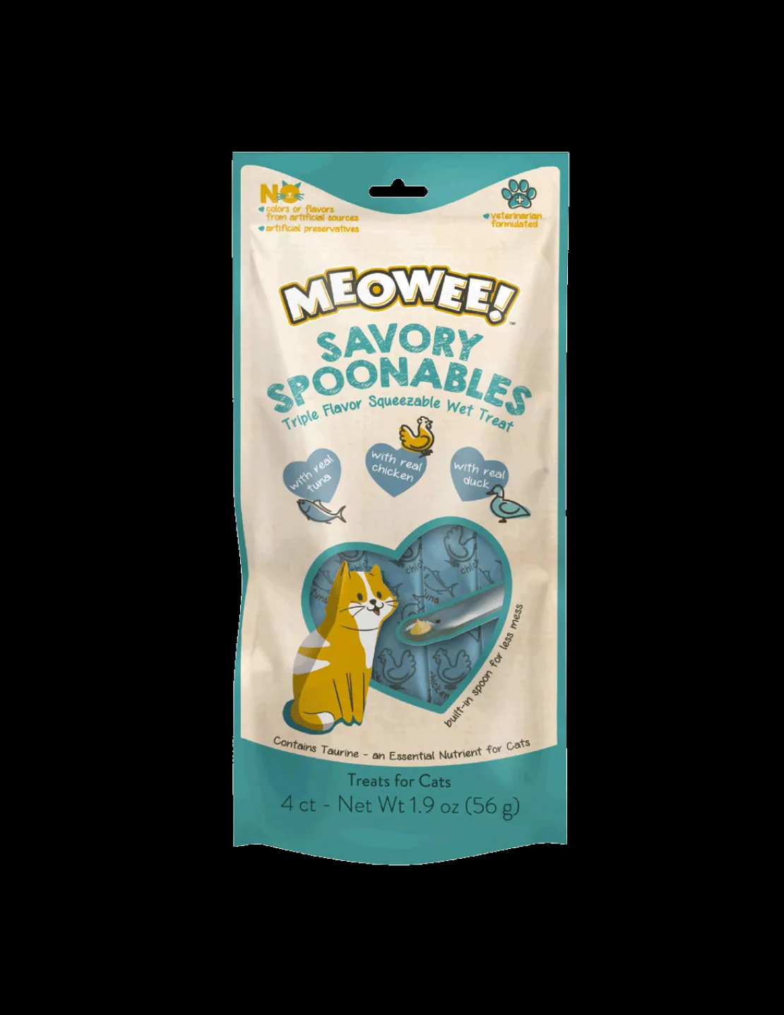 Snack Tuna Chicken & Duck 56 grs.*Meowee New