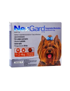 1 Comprimido 2 a 4 kg.*Nexgard Online