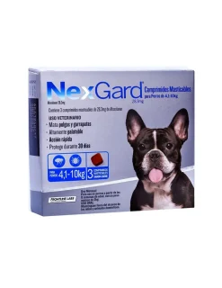 3 Comprimidos 4 a 10 kg.*Nexgard Hot