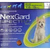 Spectra 1 Comprimido 7,6 a 15 kg.*Nexgard New