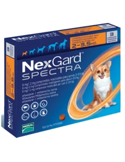 Spectra 3 Comprimidos 2 a 3,5 Kg.*Nexgard New
