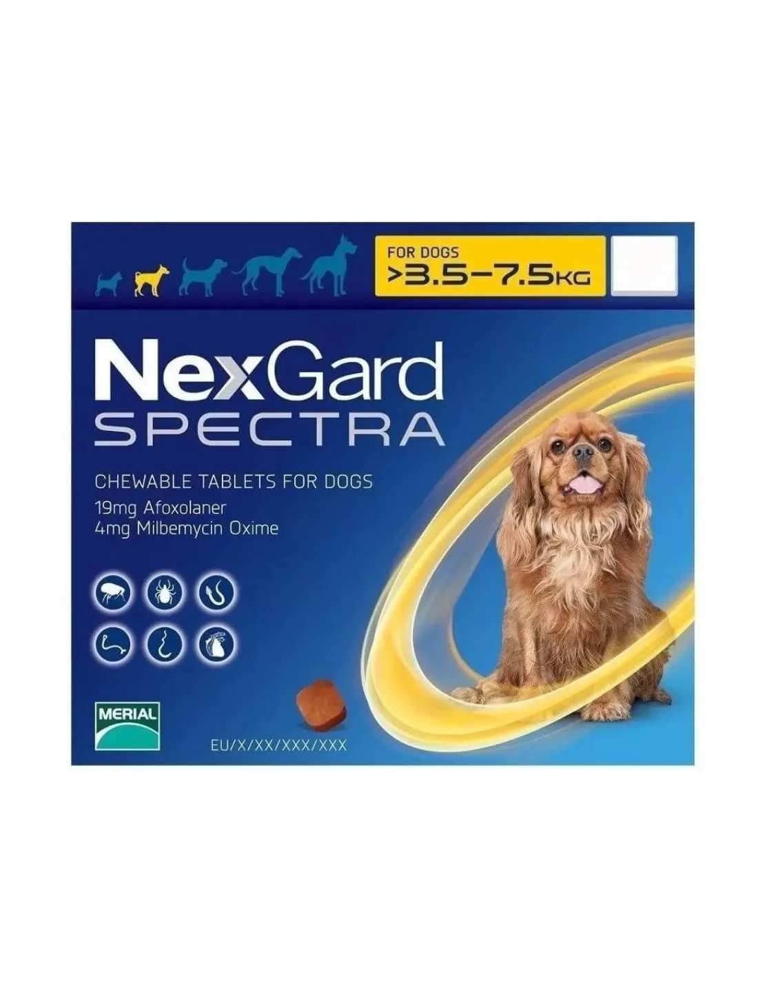 Spectra 3 Comprimidos 3,6 a 7,5 Kg.*Nexgard Discount