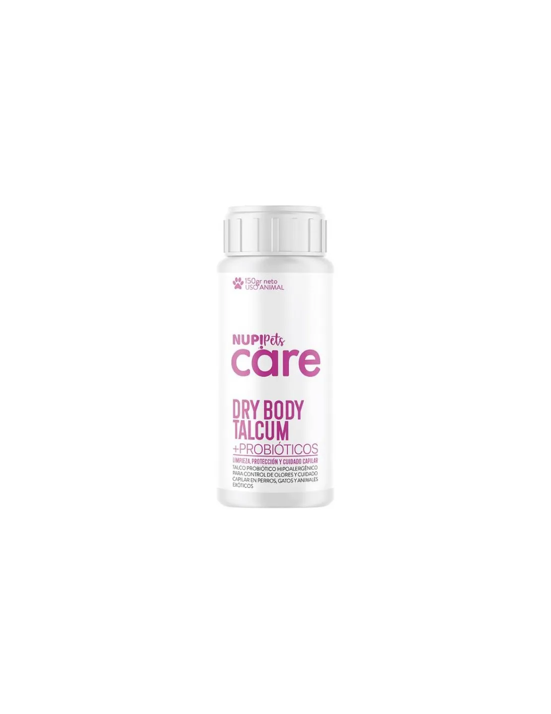 Nup Pets Care Dry Body Talcum 150 grs.*Nup! Pets Fashion