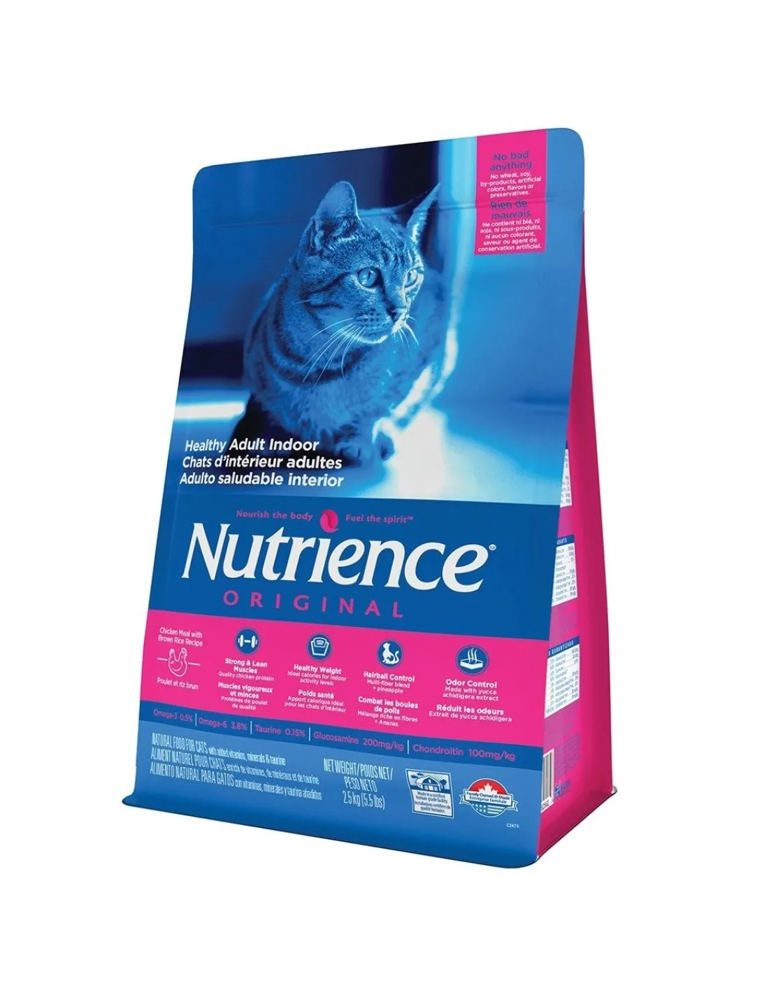 Original Gato Indoor Hairball 2,5 kg.*Nutrience Outlet