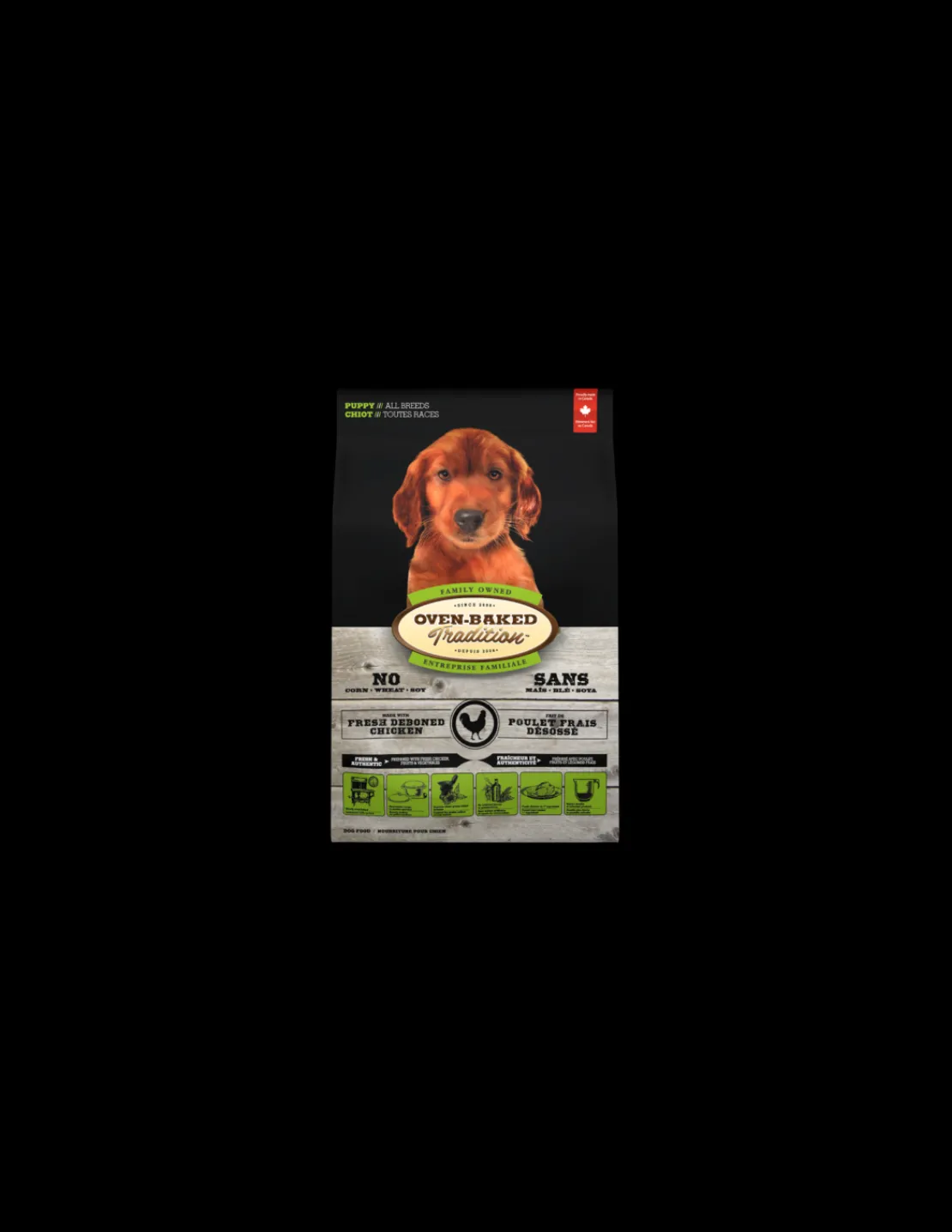 Tradition Puppy All Breeds Chicken Perro 11,34 kg.*Oven Baked Best
