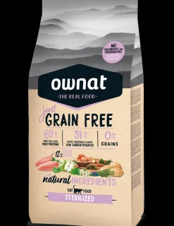 Just Grain Free Gato Sterilized 3 kg.*Ownat Online