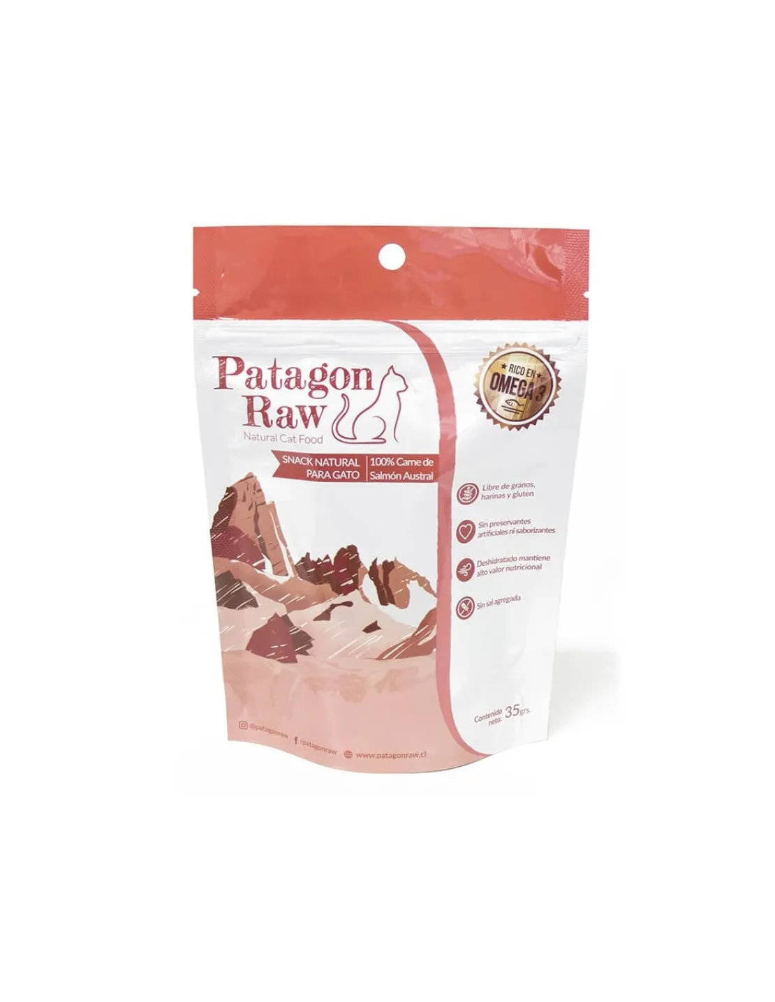 Salmon Snack Gato 35 grs.*Patagon Raw Clearance