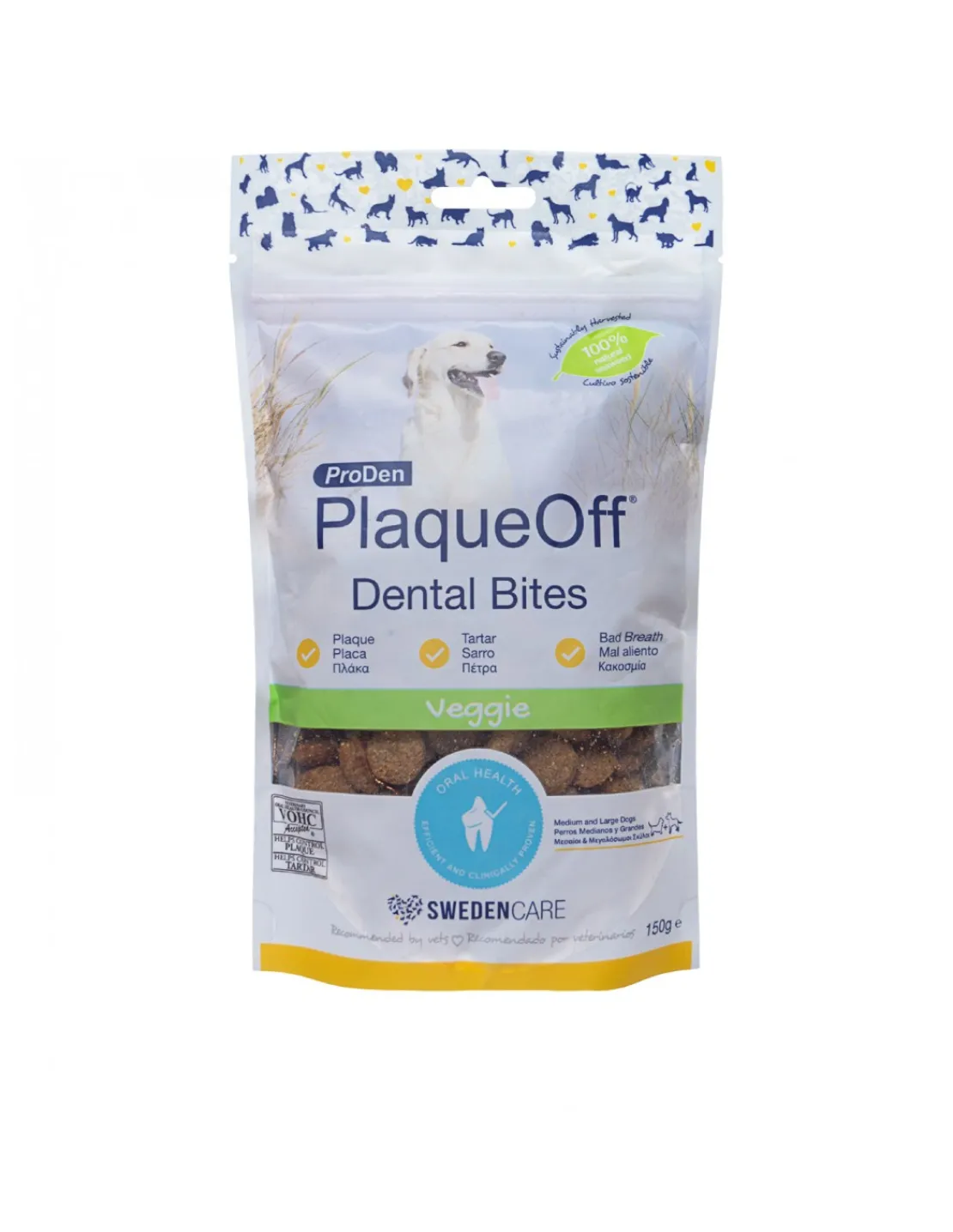 Dental Bites Perros Razas Medianas y Grandes 150 grs.*PlaqueOff Online