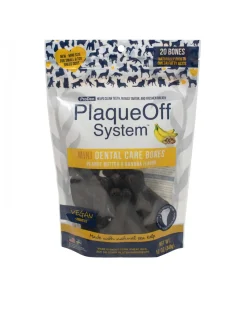 Mini Dental Care Bones Peanut Butter & Banana 340 grs.*PlaqueOff New