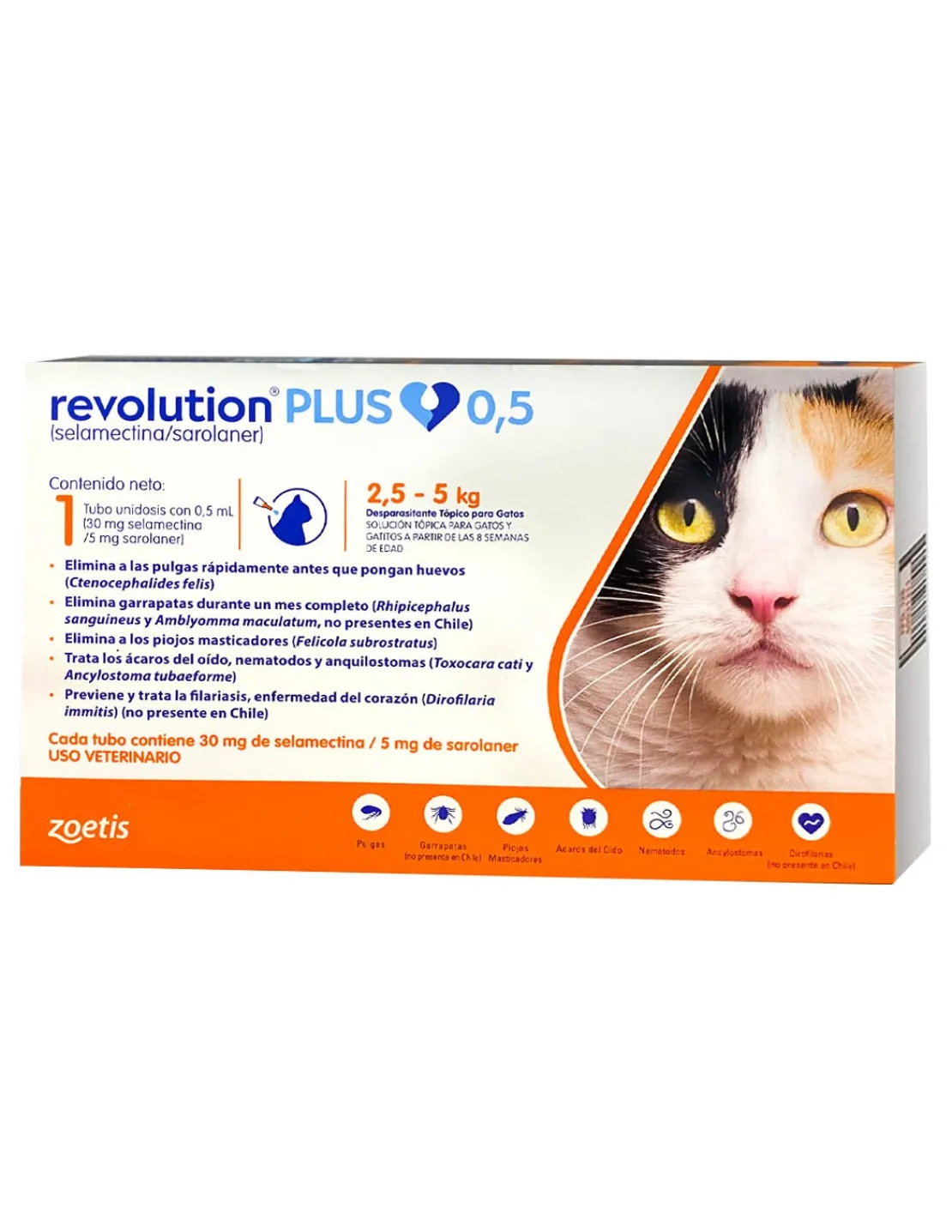 Plus Gato 2,5 a 5 kg.*Revolution Online