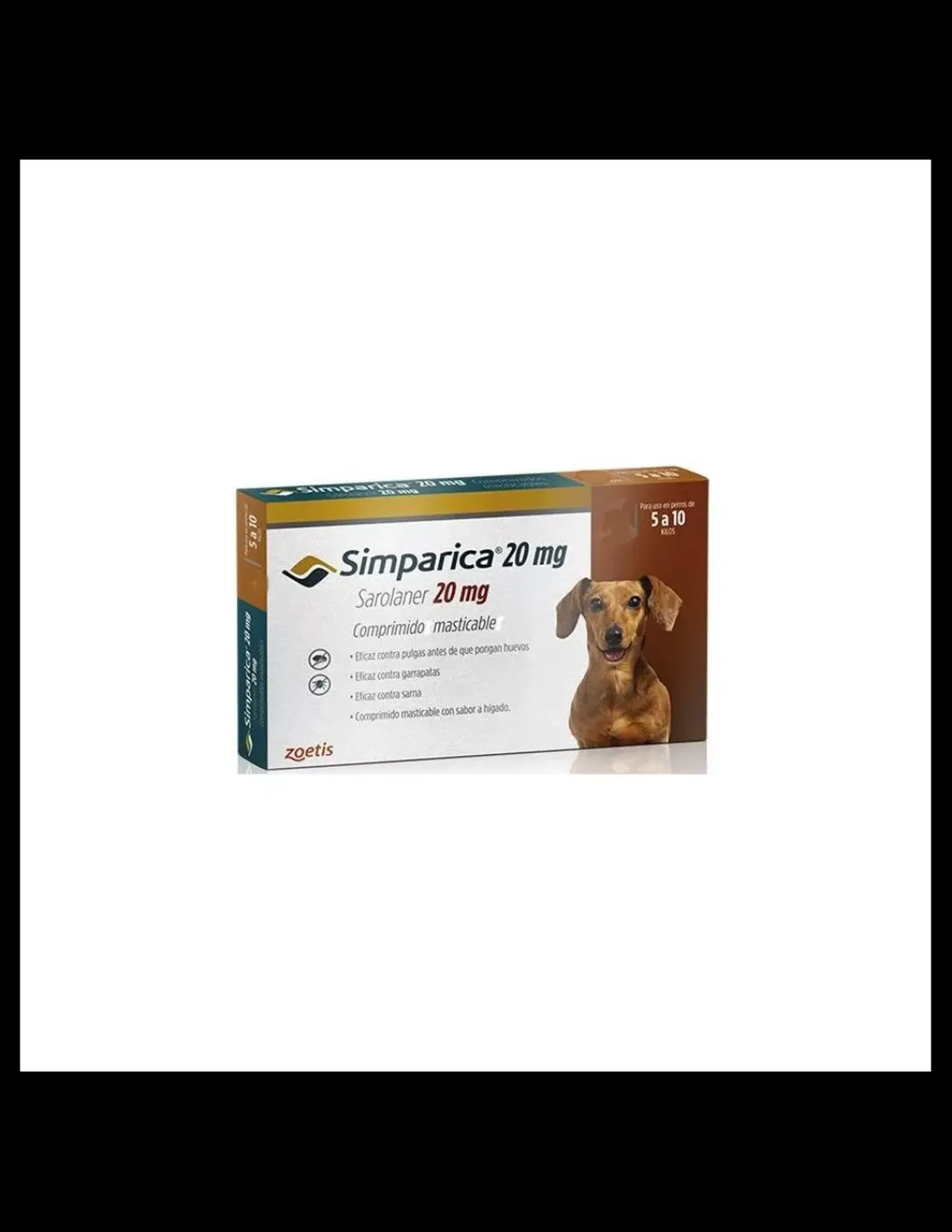 20 mg 5 a 10 kg. 1 comprimido*Simparica Outlet