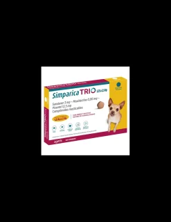 Trio 1,25 a 2,5 kg. 3 comprimidos*Simparica Online