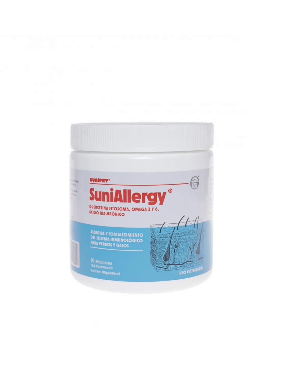 SuniAllergy Alergias y Sistema Inmune 140 grs.*Sunipet Clearance