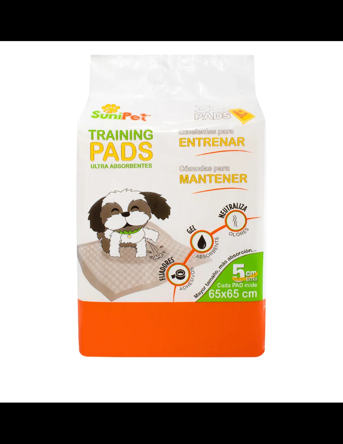 Sunipads Training Pads 65 x 65 Sabanilla Pañal 35 unidades.*Sunipet Online