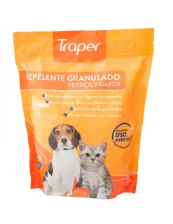 Repelente Granulado Perros y Gatos 600 grs.*Traper Discount