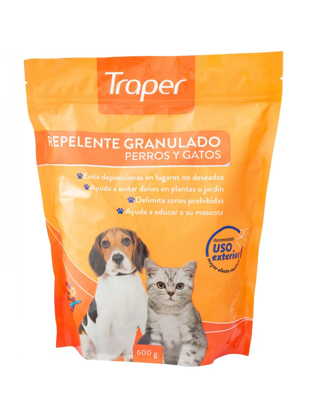Repelente Granulado Perros y Gatos 600 grs.*Traper Discount